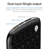 10000mAh USB Power Bank 15mm Ultra Slim Powerbank Portable External Battery Charger For iPhone Mobile Phone Powerbank