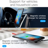 Wireless Charger Case For iPhone 8 7 Finger Ring Cover Air Vent Mount Magnetic Car Holder Stand For iPhone 8 7 Plus