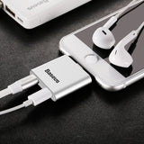 2 in 1 Headphone Adapter For iPhone 7 7s Plus