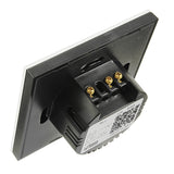 Sonoff EU/US Plug Wifi Wireless Touch Remote Control Tempered Glass Switch Panel LED Light Wall Switch