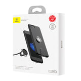 Wireless Charger Case For iPhone 8 7 Finger Ring Cover Air Vent Mount Magnetic Car Holder Stand For iPhone 8 7 Plus