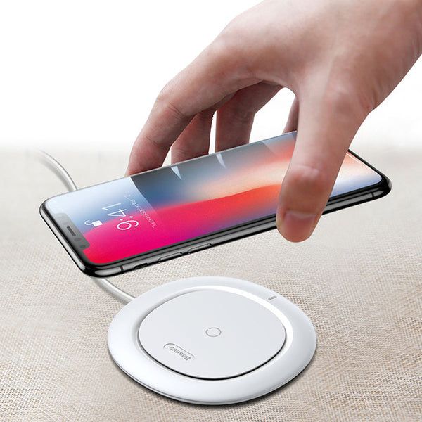 White Wireless Charger for Mobiles